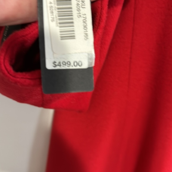 NWT. Catherine Kelly 100% wool red coat - Picture 7 of 7